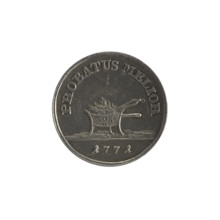Trial crown zloty, Stanislaw August Poniatowski (King of Poland; 1764–1795). Engraver: Johann