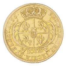 Double Augustor, Croll, Ernest Dietrich (fl. 1753–1763); August III Sas (King of Poland; Elector of