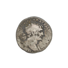 Denarius, Trajan (53–117; Roman emperor 98–117). Obverse: bust of Trajan facing right, wearing a