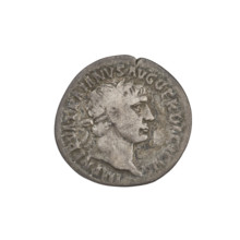 denarius, Trajan (53–117; Roman emperor 98–117); Obv.: Trajan's head facing right, decorated with a