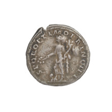 denarius, Trajan (53–117; Roman emperor 98–117); Obv.: head of Trajan facing right, decorated with