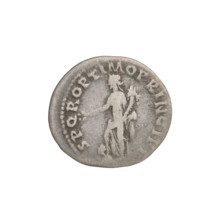 Denarius, Trajan (53–117; Roman emperor 98–117). Obverse: head of Trajan right, decorated with a