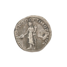 Denarius, Trajan (53–117; Roman emperor 98–117). Obverse: head of Trajan right, decorated with a