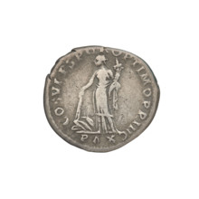 denarius, Trajan (53–117; Roman emperor 98–117); Obv.: head of Trajan right, decorated with a