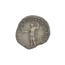 Denarius, Trajan (53–117; Roman emperor 98–117). Obverse: head of Trajan right, wearing a laurel