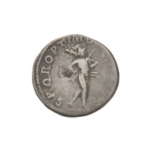 Denarius, Trajan (53–117; Roman emperor 98–117). Obverse: head of Trajan in laurel wreath facing