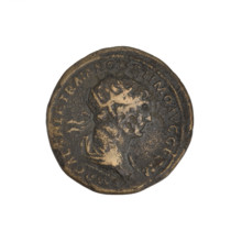 Trajan (53–117; Roman Emperor 98–117). Coin (Cyprus), 114–117. Obverse: head of Trajan in radiant