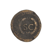 Trajan (53–117; Roman emperor 98–117). Obverse: head of Trajan in radiant crown facing right; rim