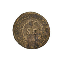 Trajan (53–117; Roman Emperor 98–117). Coin (Cyprus), 114–117. Obverse: head of Trajan in radiant