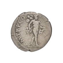 Denarius, Trajan (53–117; Roman emperor 98–117). Obverse: head of Trajan in a laurel wreath facing
