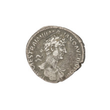 Denarius, Hadrian (76–138; Roman emperor 117–138). Obverse: Hadrian's head right, laurel wreath in