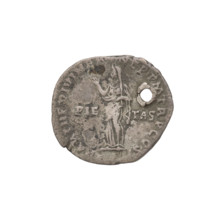 Denarius, Hadrian (76–138; Roman emperor 117–138). Obverse: bust of Hadrian right, laurel wreath in