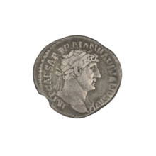 denarius, Hadrian (76–138; Roman emperor 117–138), Obv.: Hadrian's head to the right, laurel wreath