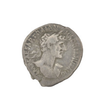 Denarius, Hadrian (76–138; Roman emperor 117–138). Obverse: Hadrian's head to the right, laurel
