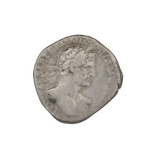 Denarius, Hadrian (76–138; Roman emperor 117–138). Obverse: Hadrian's head to the right, laurel