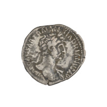 Denarius, Hadrian (76–138; Roman emperor 117–138). Obverse: bust of Hadrian facing right, laurel