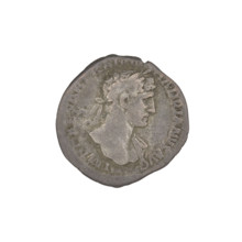 Denarius, Hadrian (76–138; Roman emperor 117–138). Obverse: Hadrian's head to the right, laurel
