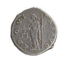 Denarius of Antoninus Pius (86–161; Roman emperor 138–161), 140–144. Obverse: Head of Antoninus