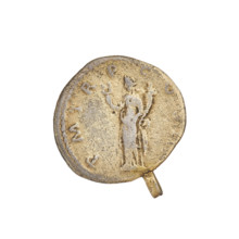 Denarius, Hadrian (76–138; Roman emperor 117–138). Obverse: head of Hadrian right, laurel wreath in