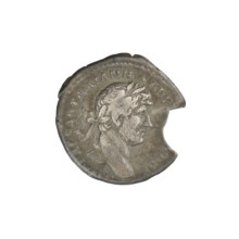 Denarius, Hadrian (76–138; Roman emperor 117–138). Obverse: head of Hadrian right, laurel wreath in