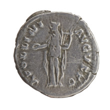 Denarius, Antoninus Pius (86–161; Roman emperor 138–161), issuer: Antoninus Pius; subject: Apollo