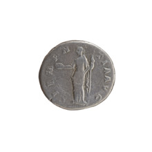 Denarius of Antoninus Pius (86–161; Roman Emperor 138–161), c. 140–144. Obverse: head of Antoninus