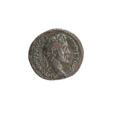 Denarius (hybrid, subaerate) of Antoninus Pius (86–161; Roman emperor 138–161). Obverse: Head of