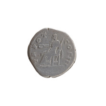 Denarius of Antoninus Pius (86–161; Roman emperor 138–161). Obverse: Head of Antoninus Pius in a