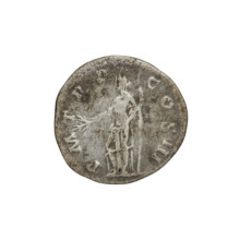 Denarius of Hadrian (76–138; Roman emperor 117–138), 119–122, Rome. Obverse: bust of Hadrian facing