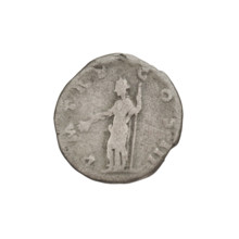 Denarius, Hadrian (76–138; Roman emperor 117–138). Obverse: bust of Hadrian right, laurel wreath in