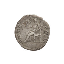 Denarius, Hadrian (76–138; Roman emperor 117–138). Obverse: bust of Hadrian right, laurel wreath in