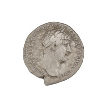 Denarius of Hadrian (76–138; Roman emperor 117–138), 119–122, Rome. Obverse: bust of Hadrian facing