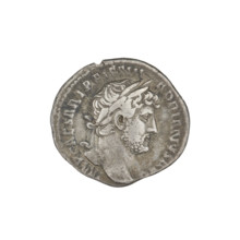 Denarius, Hadrian (76–138; Roman emperor 117–138). Obverse: bust of Hadrian facing right, laurel