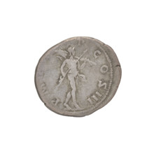 Denarius, Hadrian (76–138; Roman emperor 117–138). Obverse: Bust of Hadrian with laurel wreath