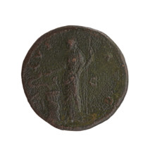 Sestertius, Antoninus Pius (86–161; Roman emperor 138–161), struck 140–144. Obverse: head of the