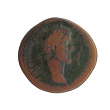 Sestertius, Antoninus Pius (86–161; Roman emperor 138–161), issuer: Antoninus Pius. Obverse: Head