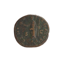 dupondius, Antoninus Pius (86–161; Roman emperor 138–161) (issuer). Obverse: Head of Antoninus Pius