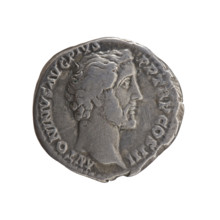 Denarius, Antoninus Pius (86–161; Roman emperor 138–161), issuer: Antoninus Pius. Obverse: Head of