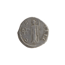 Denarius of Antoninus Pius (reign 138–161 CE). Obverse: Laureate head of Antoninus Pius facing