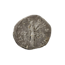 Denarius, Hadrian (76–138; Roman emperor 117–138). Obverse: bust of Hadrian with laurel wreath