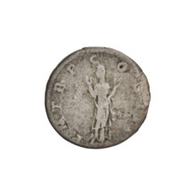 Denarius, Hadrian (76–138; Roman emperor 117–138). Obverse: bust of Hadrian with laurel wreath