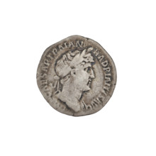Denarius, Hadrian (76–138; Roman emperor 117–138). Obverse: Bust of Hadrian with laurel wreath