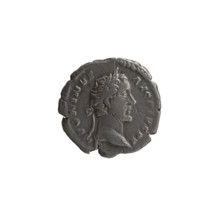 Denarius, Antoninus Pius (86–161; Roman emperor 138–161) — obverse: head of the emperor with a