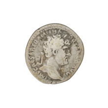 Denarius, Hadrian (76–138; Roman emperor 117–138). Obverse: Bust of Hadrian with laurel wreath