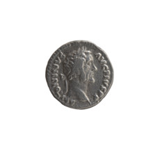 Denarius (forgery) of Antoninus Pius (86–161; Roman emperor 138–161). Obverse: Head of Antoninus