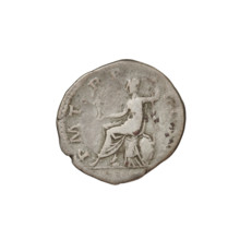 Denarius, Hadrian (76–138; Roman emperor 117–138). Obverse: Bust of Hadrian with laurel wreath