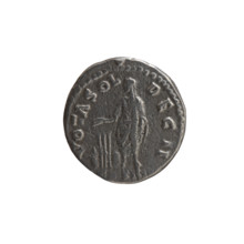 Denarius (forgery) of Antoninus Pius (86–161; Roman emperor 138–161). Obverse: Head of Antoninus