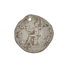 Denarius, Hadrian (76–138; Roman emperor 117–138). Obverse: Bust of Hadrian with laurel wreath
