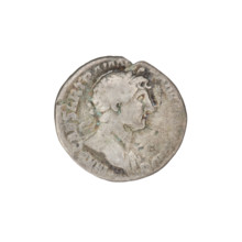 Denarius, Hadrian (76–138; Roman emperor 117–138). Obverse: Bust of Hadrian with laurel wreath