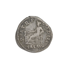 Denarius, Hadrian (76–138; Roman emperor 117–138). Obverse: Bust of Hadrian with laurel wreath